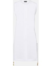 Tom Ford - Open-Knit Minidress - Lyst