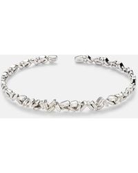 Suzanne Kalan - Fireworks 18Kt Cuff Bracelet With Diamonds - Lyst