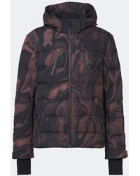 Aztech Mountain - Nuke Printed Hooded Down Ski Jacket - Lyst