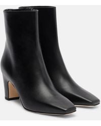 Manolo Blahnik - Ofaralo Leather Ankle Boots - Lyst