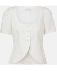 Faithfull the Brand - Emma Linen Top - Lyst