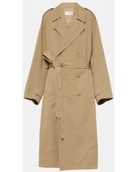The Row - Montrose Cotton And Linen Trench Coat - Lyst