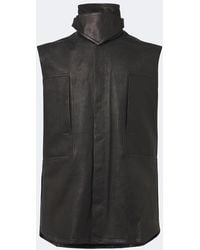Rick Owens - Chaleco Sl De Piel - Lyst