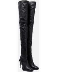 Ann Demeulemeester - Adna Over-The-Knee Leather Boots - Lyst
