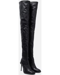 Ann Demeulemeester - Adna Over-The-Knee Leather Boots - Lyst