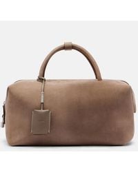 Max Mara - Holdall Medium Suede Tote Bag - Lyst