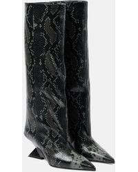 The Attico - Stiefel Cheope 60 Aus Leder - Lyst