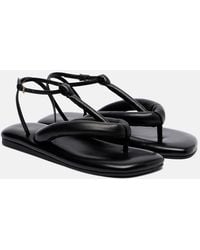 Givenchy - Boudoir Leather Thong Sandals - Lyst