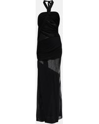 Tom Ford - Paneled Semi-sheer Cutout Gown - Lyst