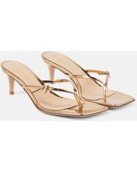 Gianvito Rossi - Shanti Thong 70 Embellished Sandals - Lyst