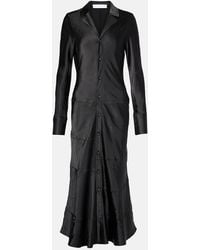 Proenza Schouler - Label Amelie Satin Midi Dress - Lyst