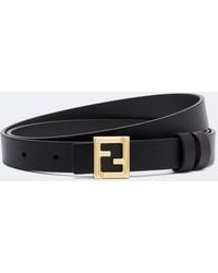 Fendi - Ff Leather Belt - Lyst