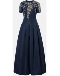 Oscar de la Renta - Embellished Faille Gown - Lyst