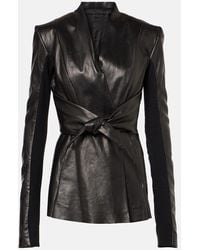 Rick Owens - Lederjacke - Lyst
