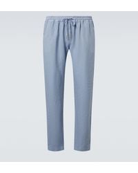 Thom Sweeney - Linen Straight Pants - Lyst