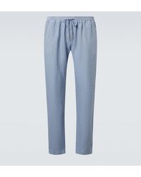 Thom Sweeney - Linen Straight Pants - Lyst