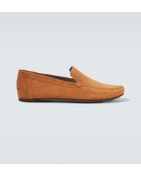 Manolo Blahnik - Mocassins Alder En Daim - Lyst