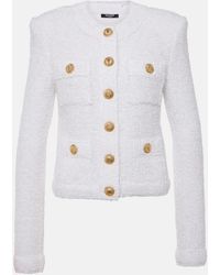 Balmain - Tweed Jackets - Lyst