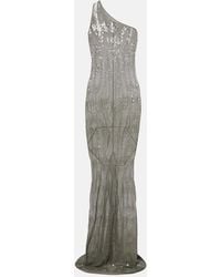 Rick Owens - Sequined Sheer Tulle Gown - Lyst
