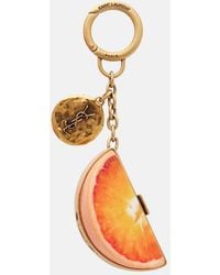 Saint Laurent - Cassandre Keyring - Lyst