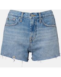 7 For All Mankind - June Denim Shorts - Lyst