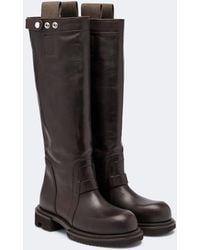 Rick Owens - Gabe Leather Knee-High Boots - Lyst