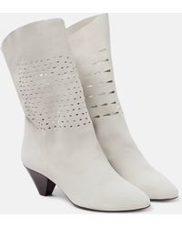 Isabel Marant - Reachi Suede Ankle Boots - Lyst