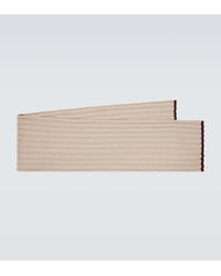 Brunello Cucinelli - Ribbed-Knit Cashmere Scarf - Lyst