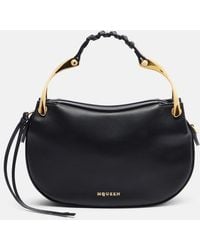McQueen - Wishbone Mini Leather Top-Handle Bag - Lyst