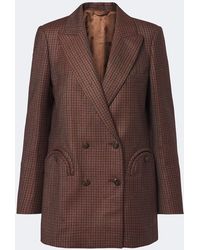 Blazé Milano - Everyday Checked Virgin Wool Blazer - Lyst