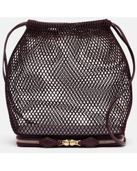 Alaïa - Le Pochon Fishnet Bucket Bag - Lyst