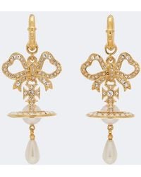 Vivienne Westwood - Rigoberta Embellished Faux Pearl Earrings - Lyst
