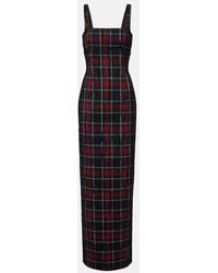 Emilia Wickstead - Micheline Checked Maxi Dress - Lyst
