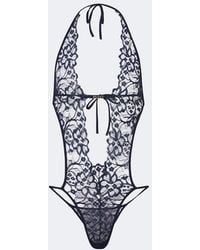 Gucci - Body A Decoupes En Dentelle - Lyst