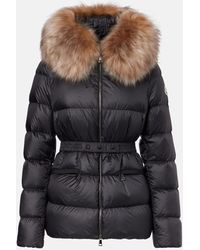 Moncler - Boed Shearling-Trimmed Down Jacket - Lyst