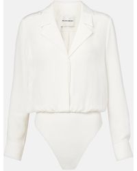 Roland Mouret - Silk Bodysuit - Lyst