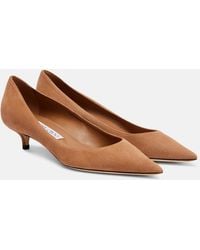 Jimmy Choo - Pumps Amelia 35 Aus Veloursleder - Lyst