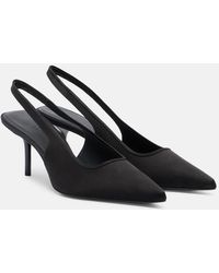 Max Mara - Satin Slingback Pumps - Lyst