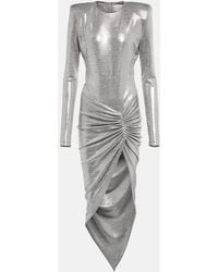 Alexandre Vauthier - Jersey Midi Dress - Lyst