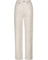 Agolde '90s Pinch High-rise Straight Jeans - White