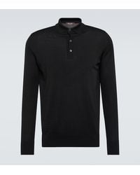 Loro Piana - Virgin Wool Polo Shirt - Lyst