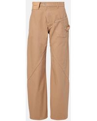 JW Anderson - Weite Hose Twisted Aus Baumwolle - Lyst
