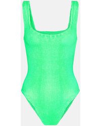 Hunza G - Square-neck Swimsuit - Lyst