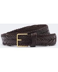 The Row - Fisherman Woven Leather Belt - Lyst