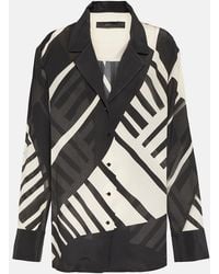 SIR. - Printed Silk Shirt - Lyst