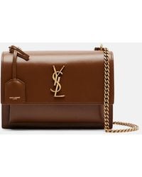 Saint Laurent - Sunset Medium Leather Shoulder Bag - Lyst