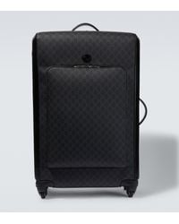 Gucci GG Supreme Large Suitcase - Black