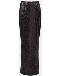 Balmain - Sequined Maxi Skirt - Lyst