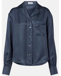 Loewe - Silk Twill Shirt - Lyst