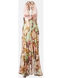CAMILLA - Queens Quarters Silk Maxi Dress - Lyst